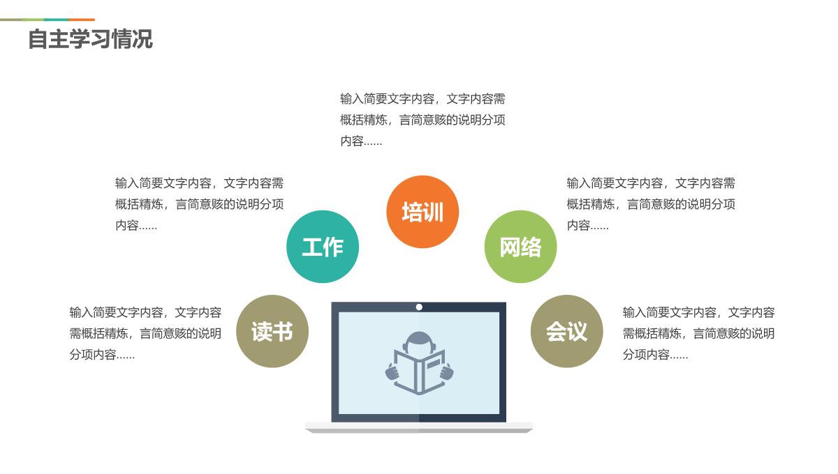 述职报告ppt模板_07