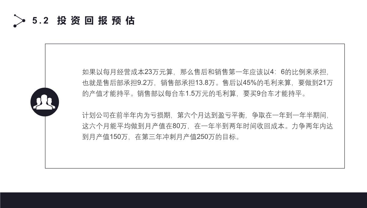 黑色简约商业融资计划书ppt模板_25