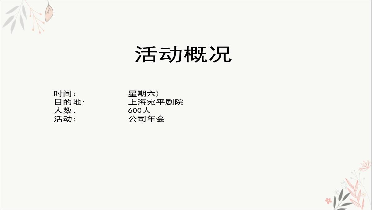 颁奖盛典暨迎晚会方案课件PPT模板