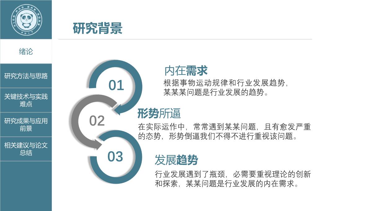 毕业答辩论文答辩研究生论文开题报告PPT模板_04