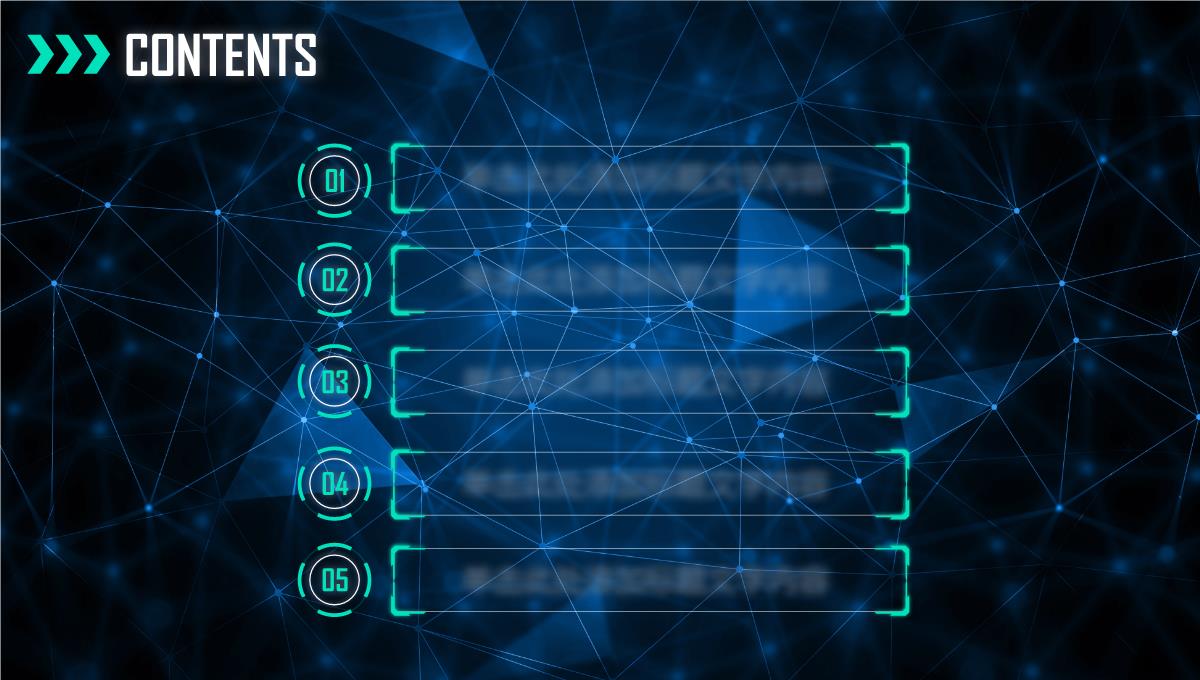 星空蓝智能科技互联网大数据PPT模板_02