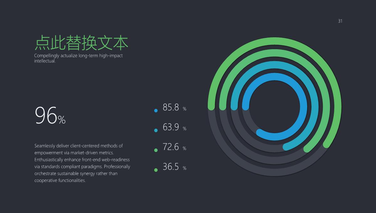 欧美风数据统计分析商务PPT图表PPT模板_31