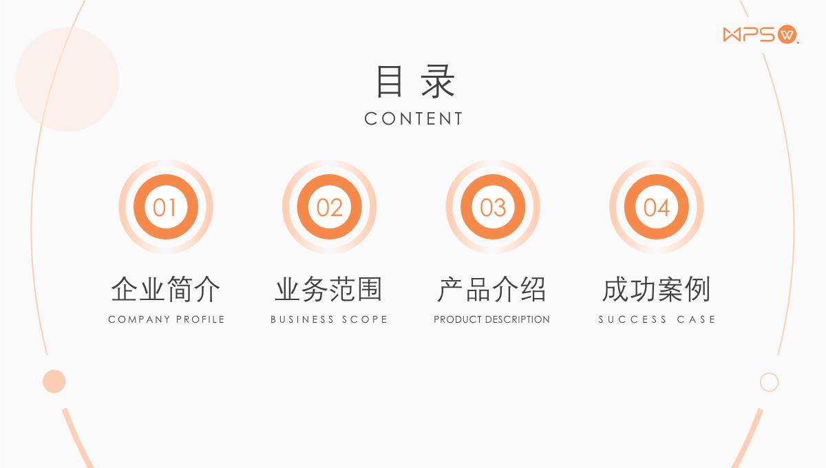 橙色简约企业宣传公司简介PPT模板_02
