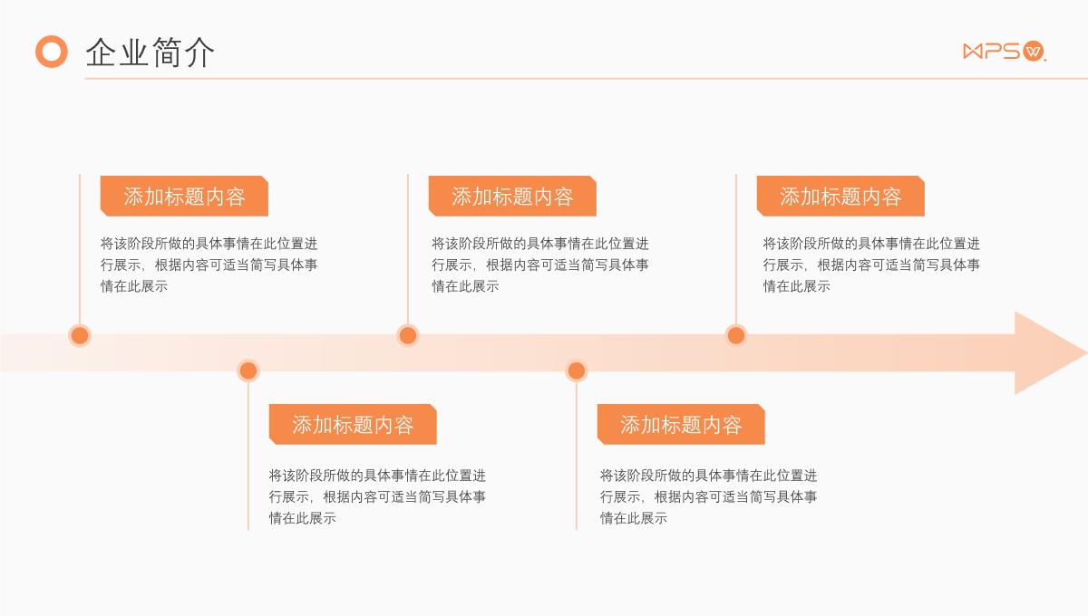 橙色简约企业宣传公司简介PPT模板_05