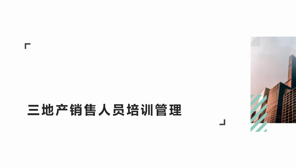 房地产营销策划分步实解：销售管控PPT模板_07