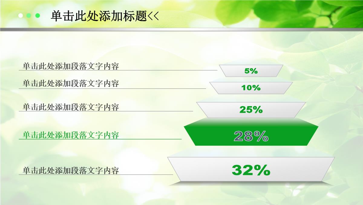 适合绿色清新医疗环保汇报动态PPT模板_22