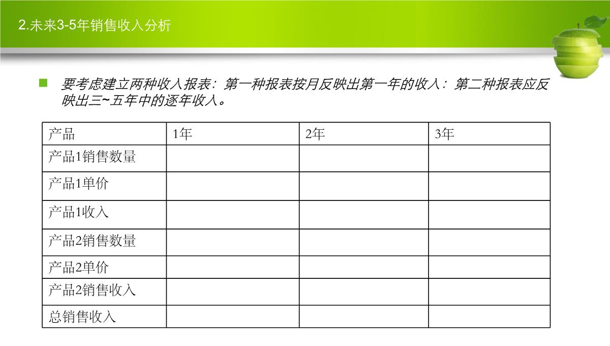 商业计划书财务报表PPT模板_07