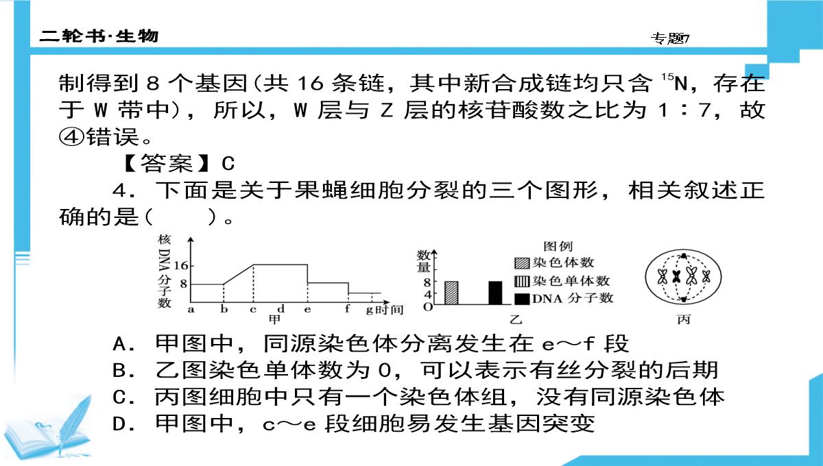 高考生物二轮复习课件：7-生物图形、图表信息题(共计88张PPT)PPT模板_58