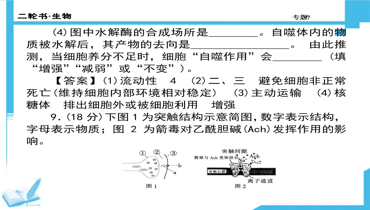 高考生物二轮复习课件：7-生物图形、图表信息题(共计88张PPT)PPT模板_83