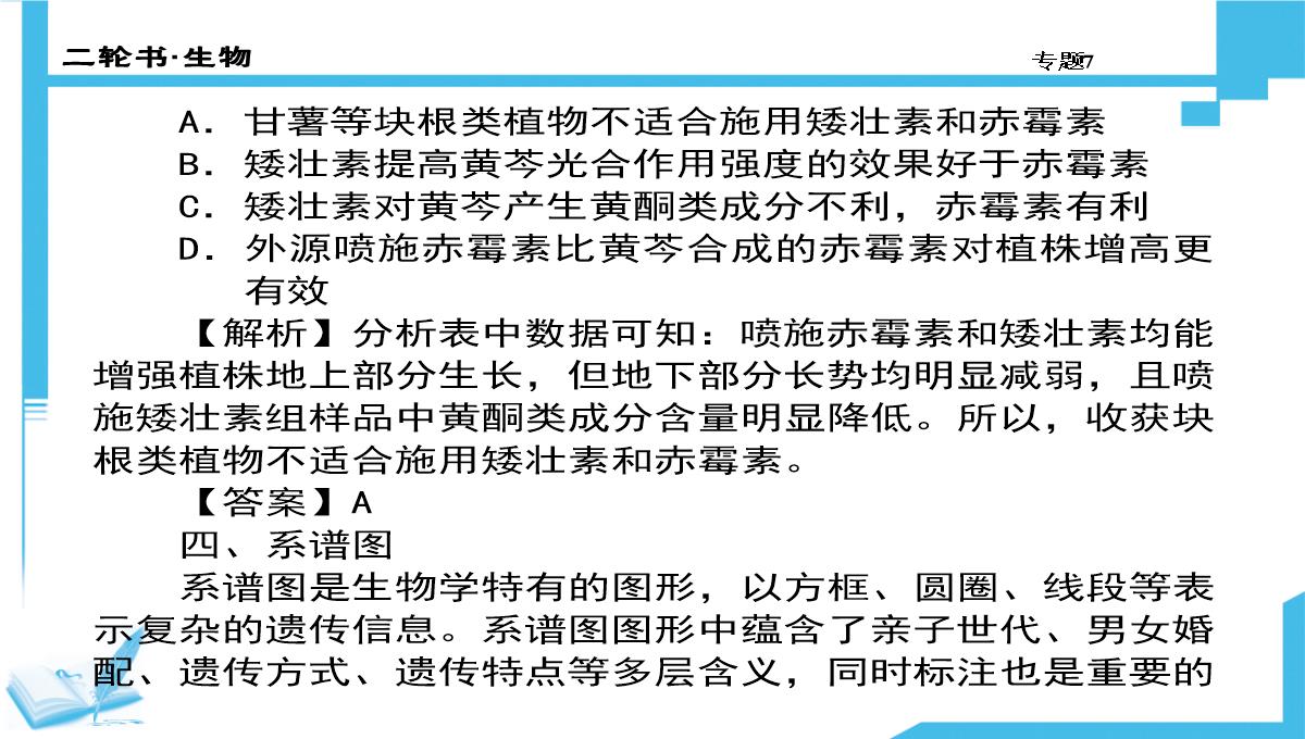 高考生物二轮复习课件：7-生物图形、图表信息题(共计88张PPT)PPT模板_38