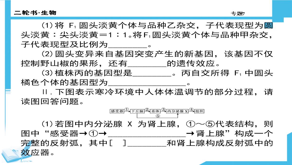 高考生物二轮复习课件：7-生物图形、图表信息题(共计88张PPT)PPT模板_17