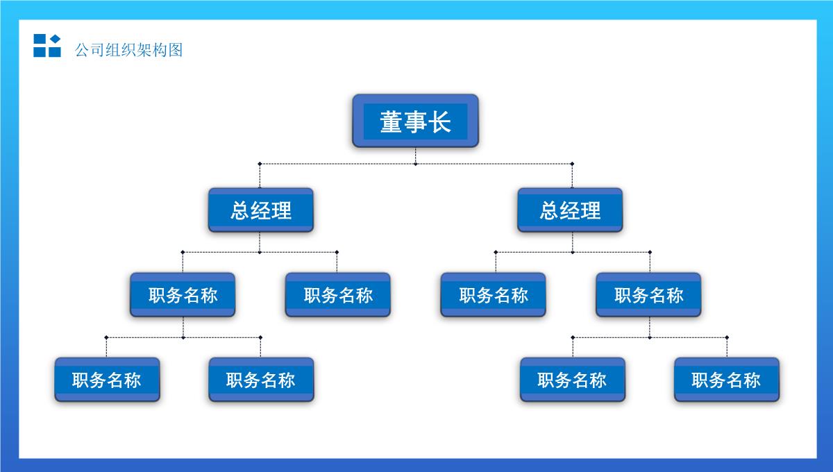 简约组织架构图适用于商务汇报办公总结通用PPT模板_19