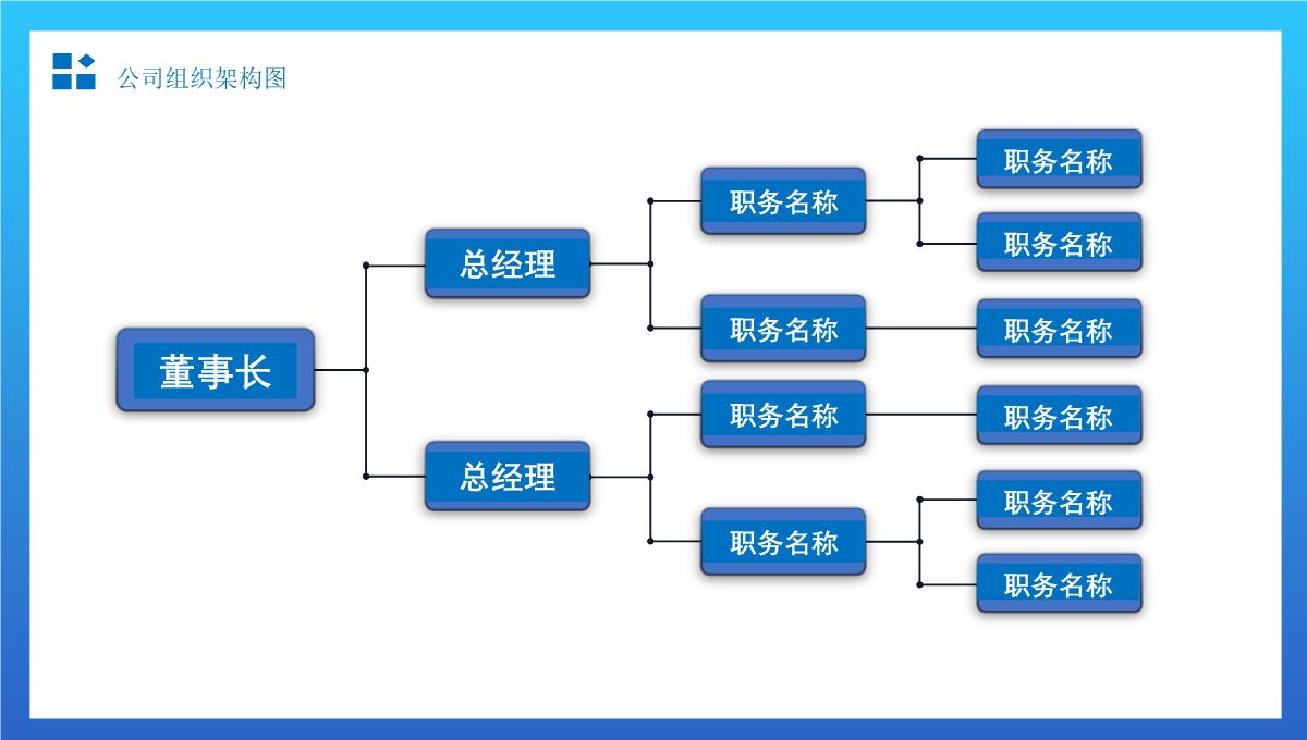 简约组织架构图适用于商务汇报办公总结通用PPT模板_24