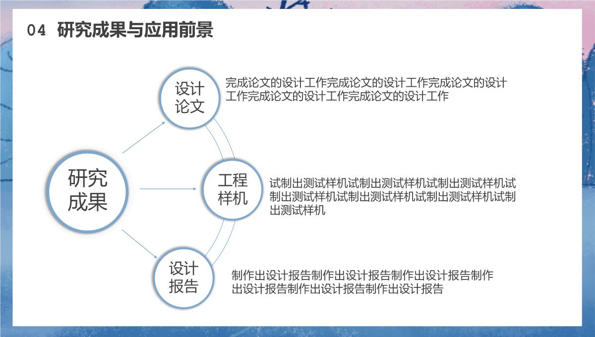 插画毕业论文答辩PPT模板_18