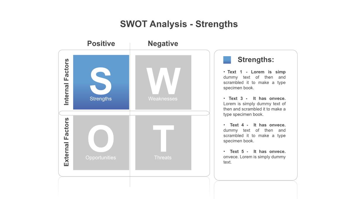 商务SWOT分析可视化图标集NO5PPT模板_03
