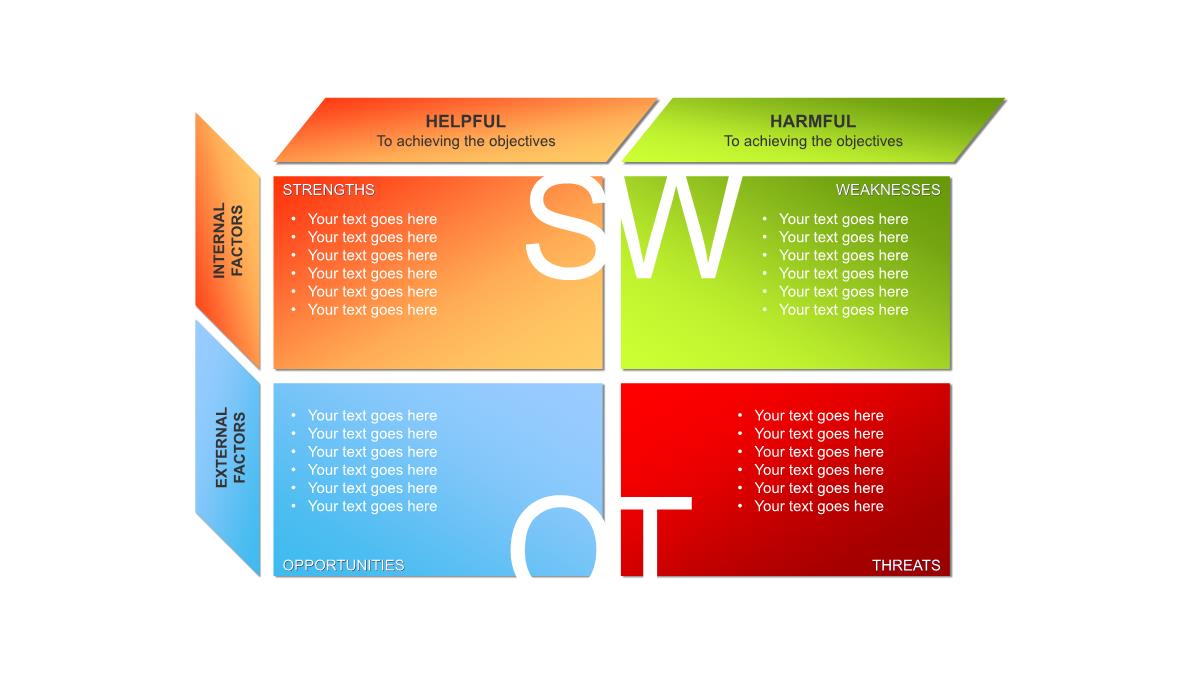 商务SWOT分析可视化图标集NO5PPT模板_06