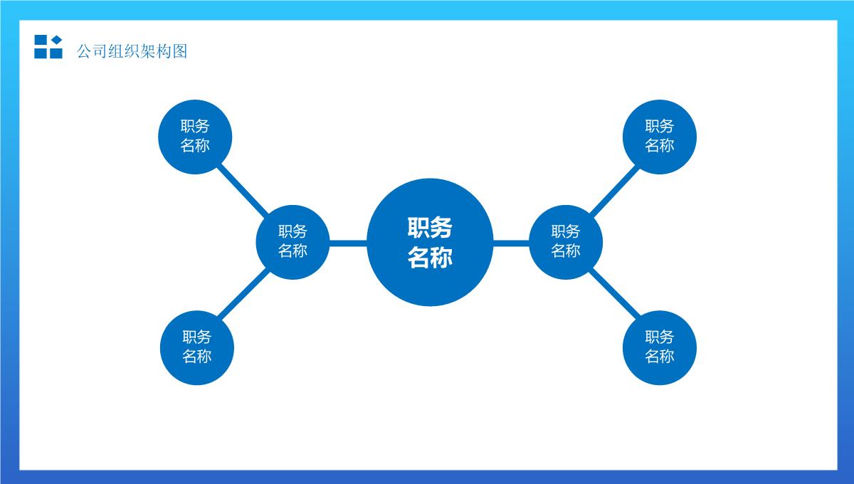 简约组织架构图适用于商务汇报办公总结通用PPT模板_08