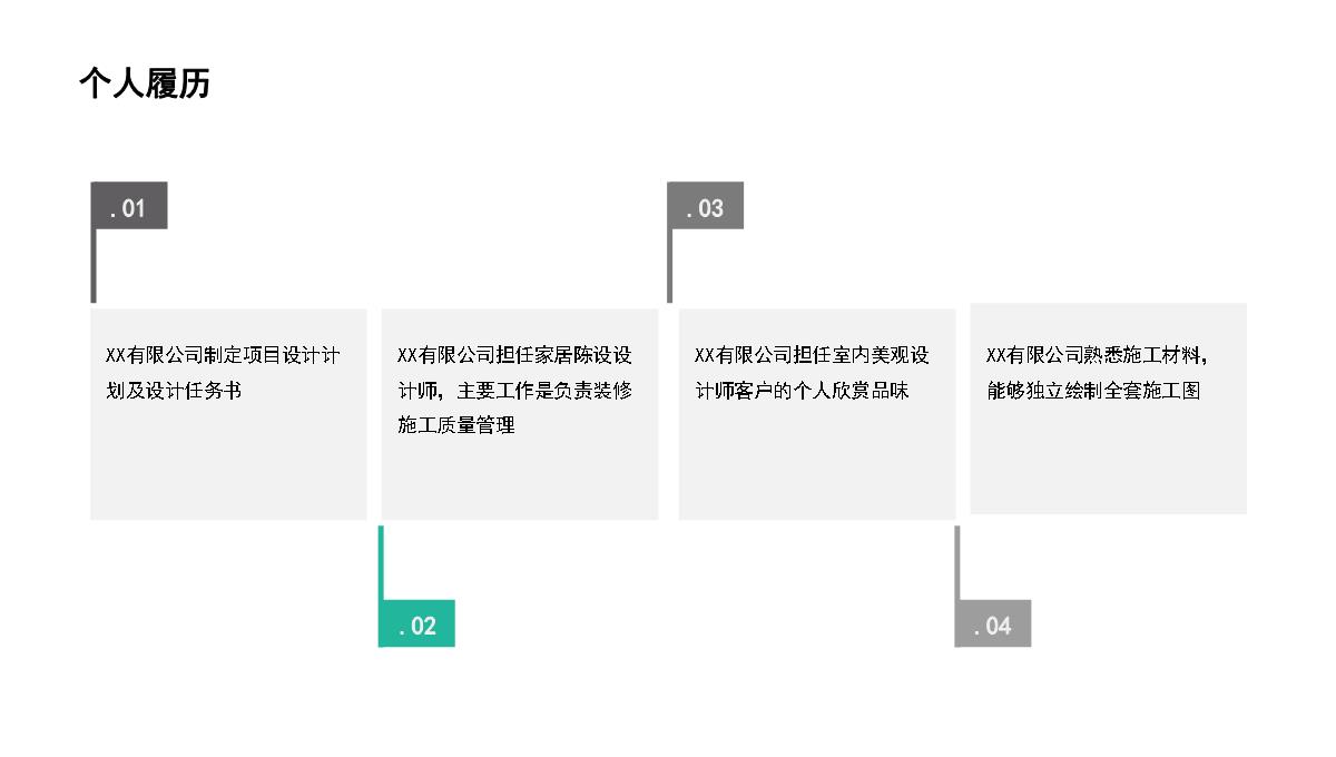 青色简约岗位竞聘ppt模板_05