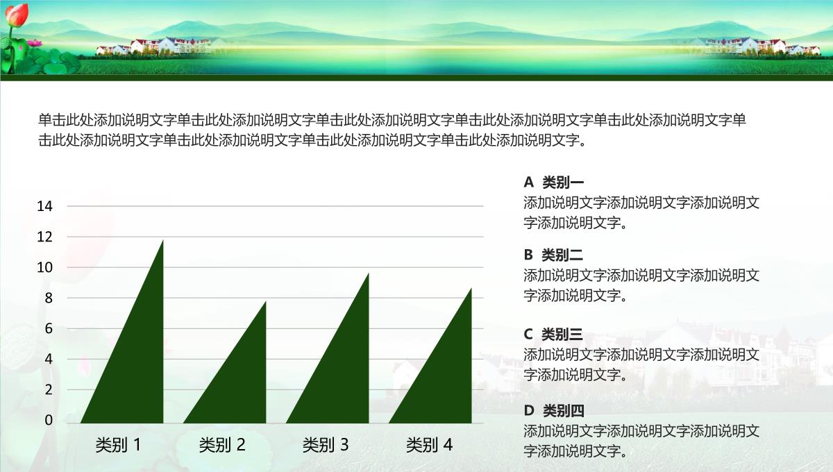 和谐新农村建设家乡介绍PPT模板_22