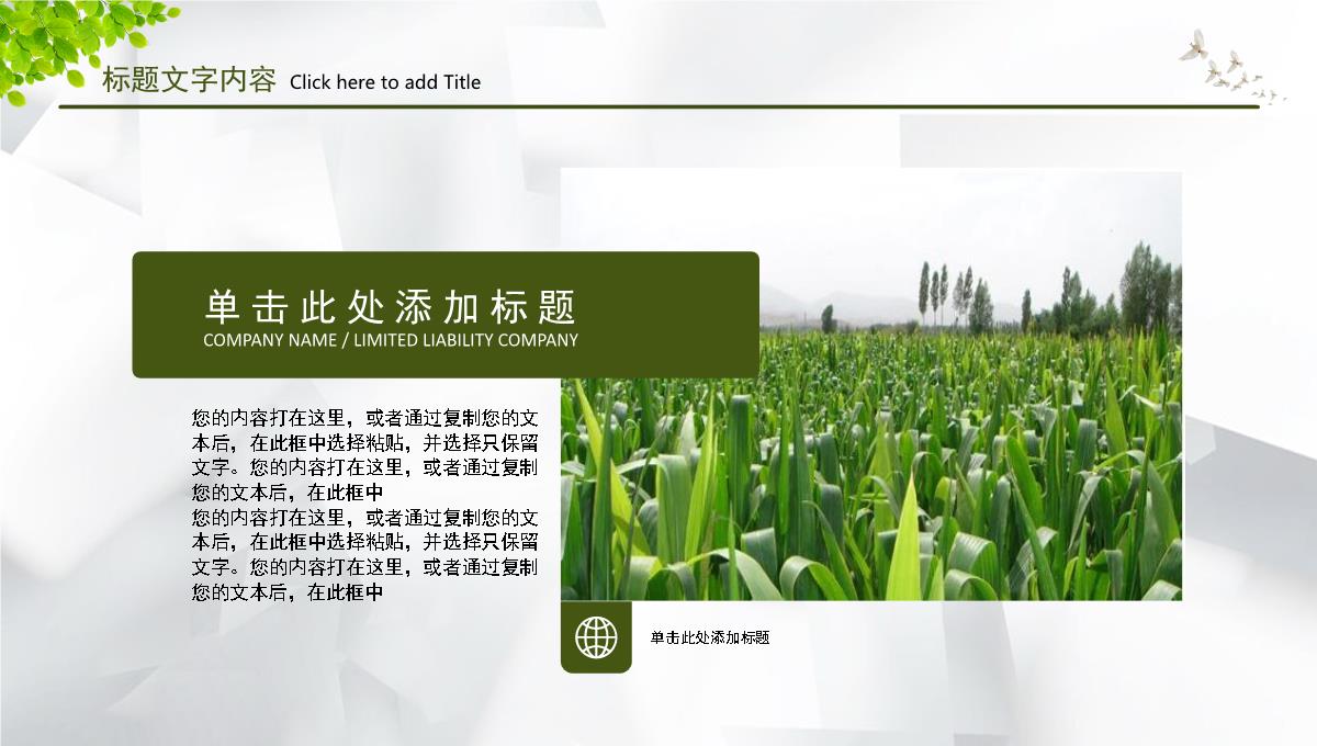 绿色农业生产种植PPT模板_10