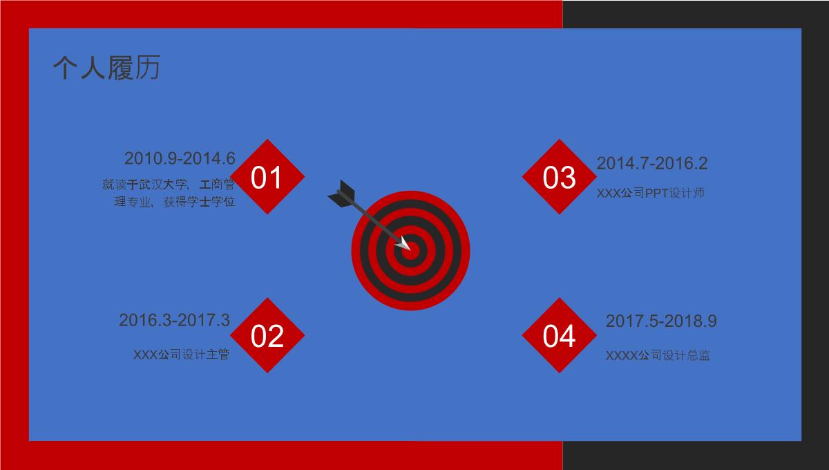入职介红黑PPT模板_06