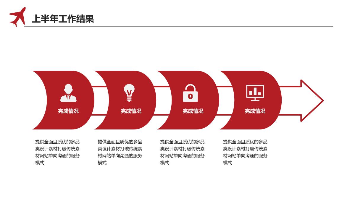 上半年工作总结PPT模板_10