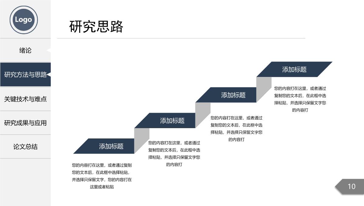 框架完整毕业论文答辩PPT模板_10