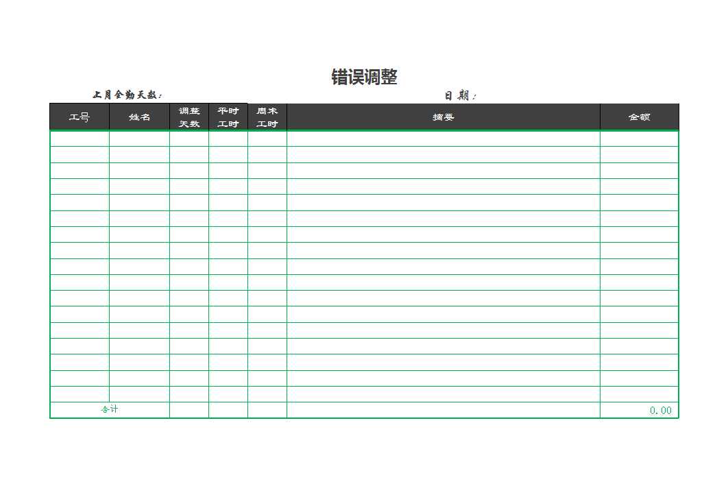 实用的工资管理系统Excel模板_10