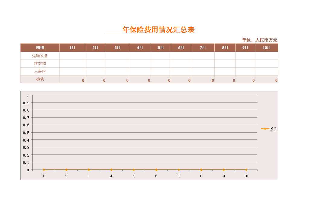 公司行政费用统计表Excel模板_09