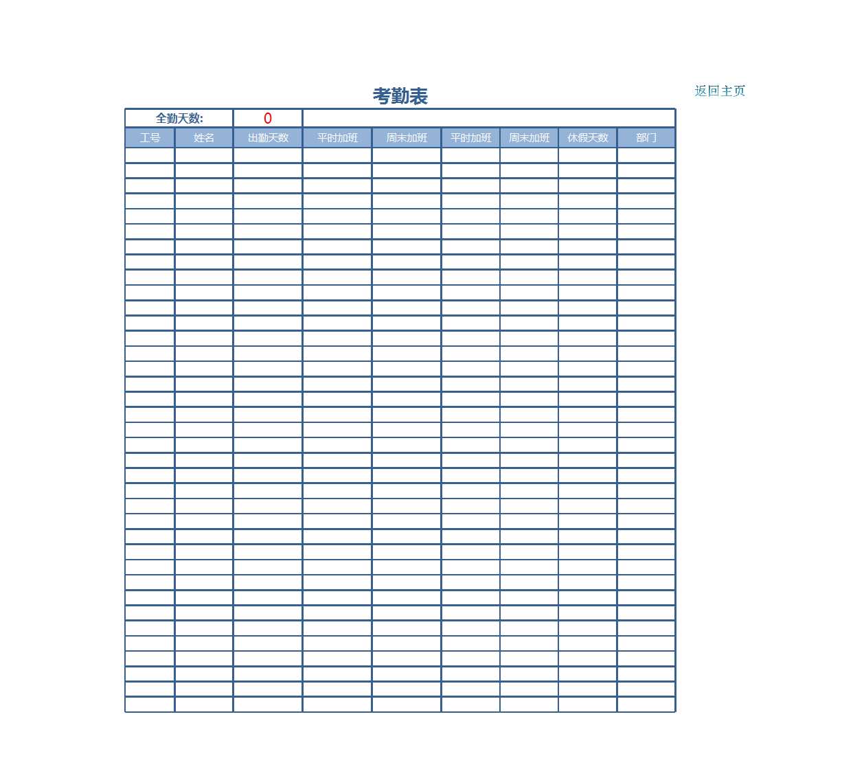 工资管理系统Excel模板_05