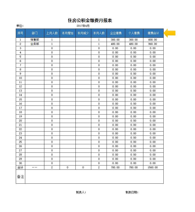 超全面实用的工资表Excel模板_12