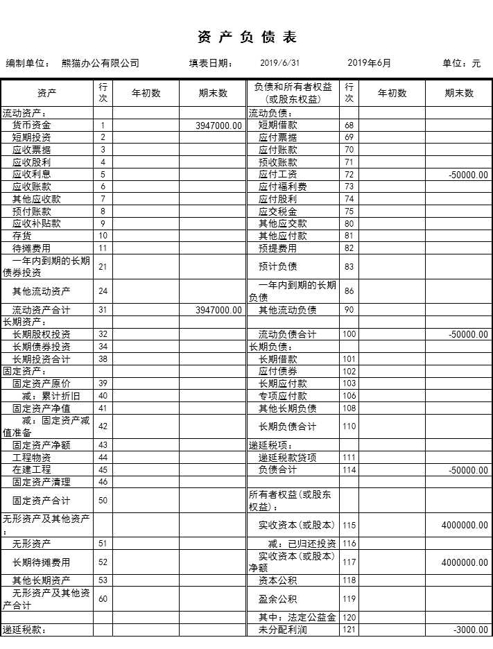 excel会计报表管理系统Excel模板_07