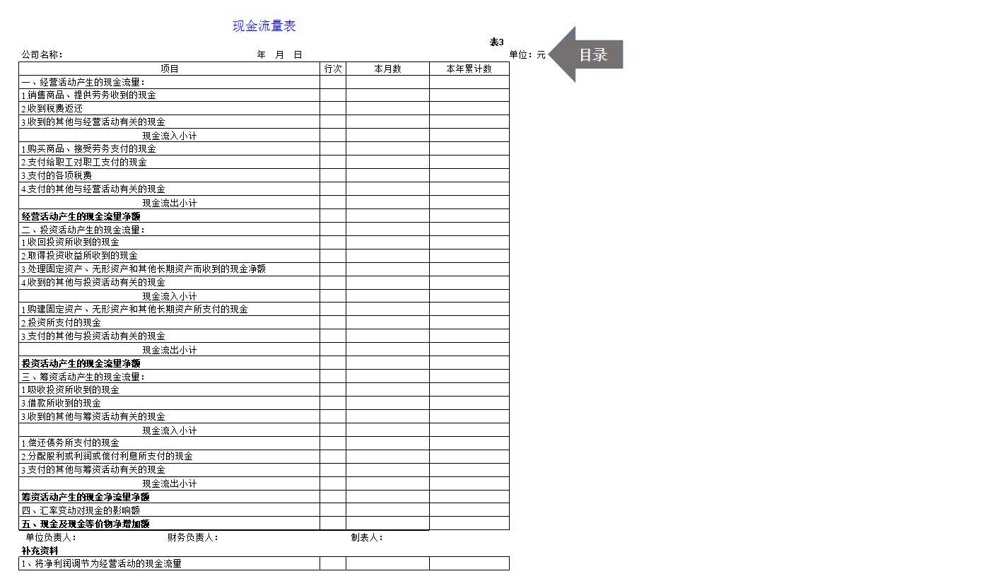 财务报表会计报表利润表-6联Excel模板_05