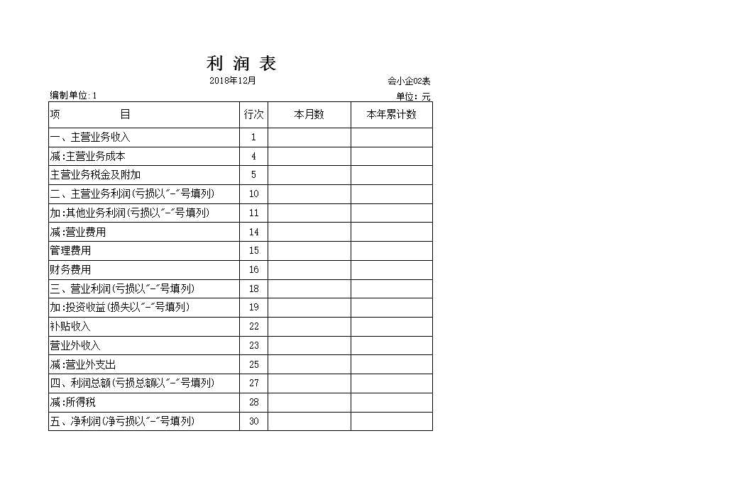 企业财务系统Excel模板_07