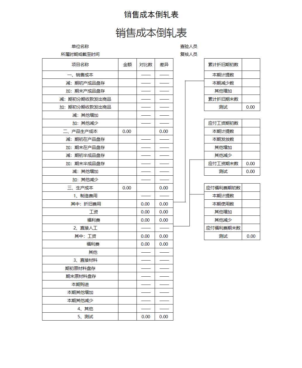 财务报表分析Excel模板_14