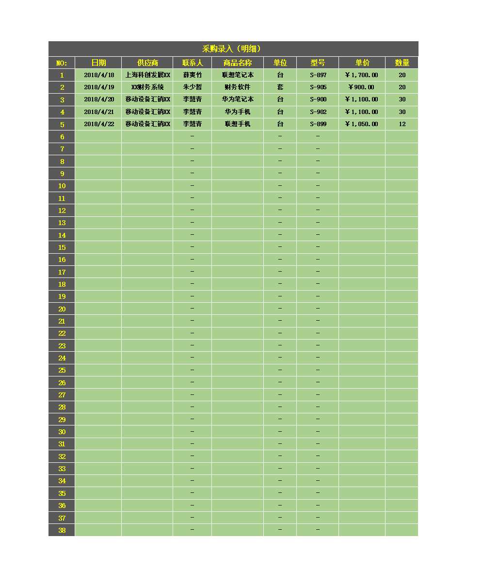 进销存管理系统Excel模板_08