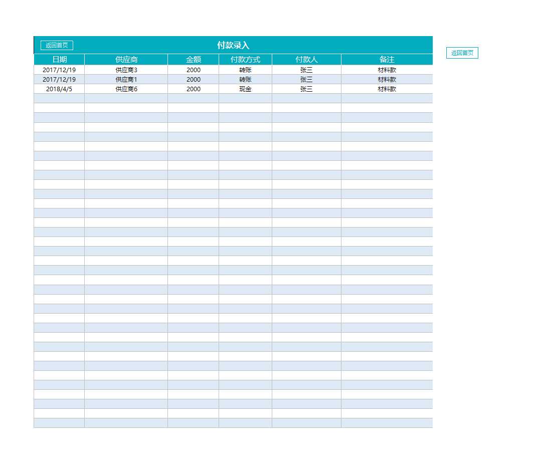 财务收支管理系统Excel模板_09