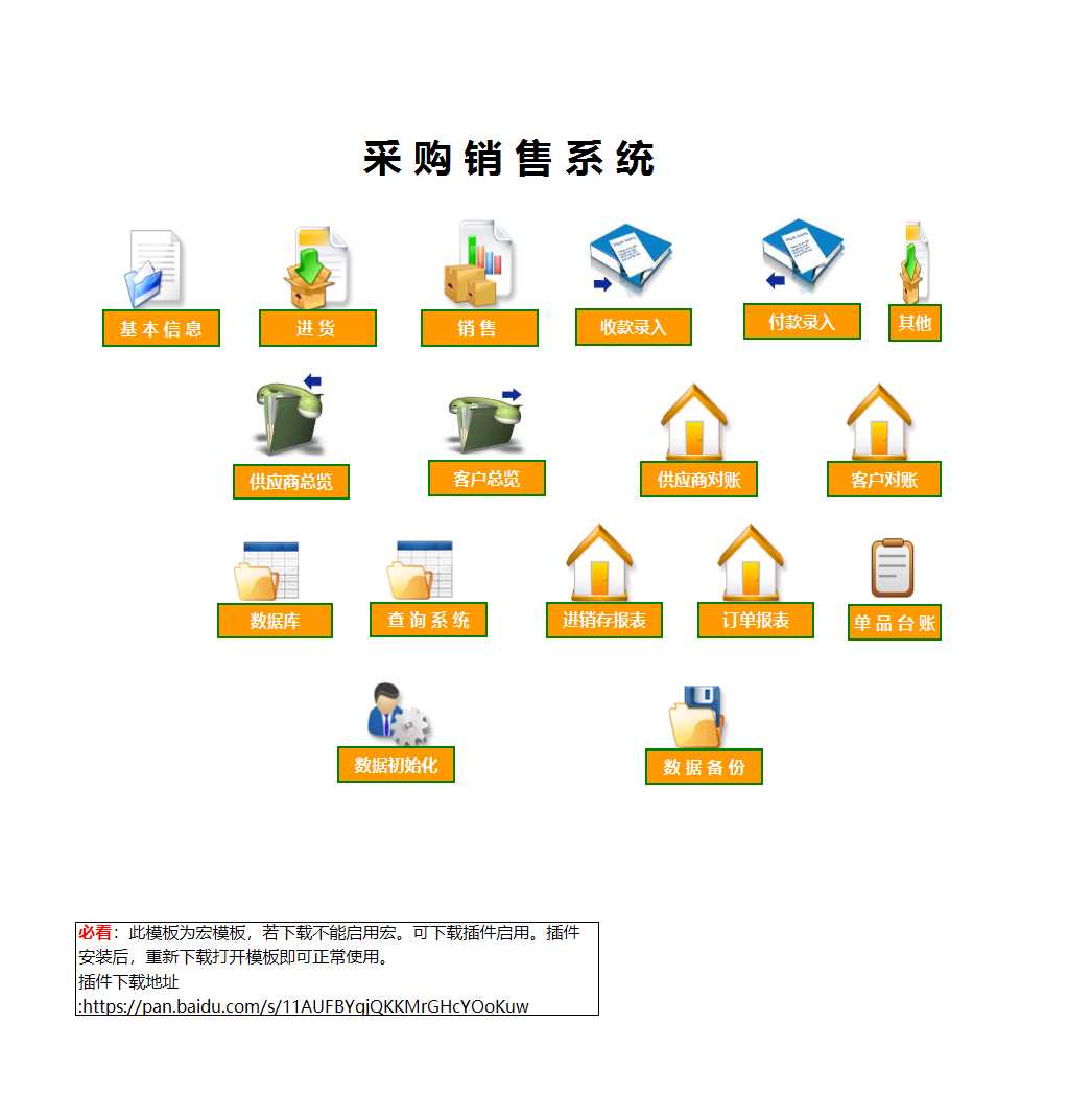 采购销售系统Excel模板_02