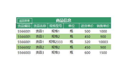 出入库管理系统Excel模板_03