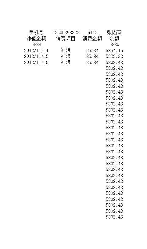 会员卡管理Excel模板_05