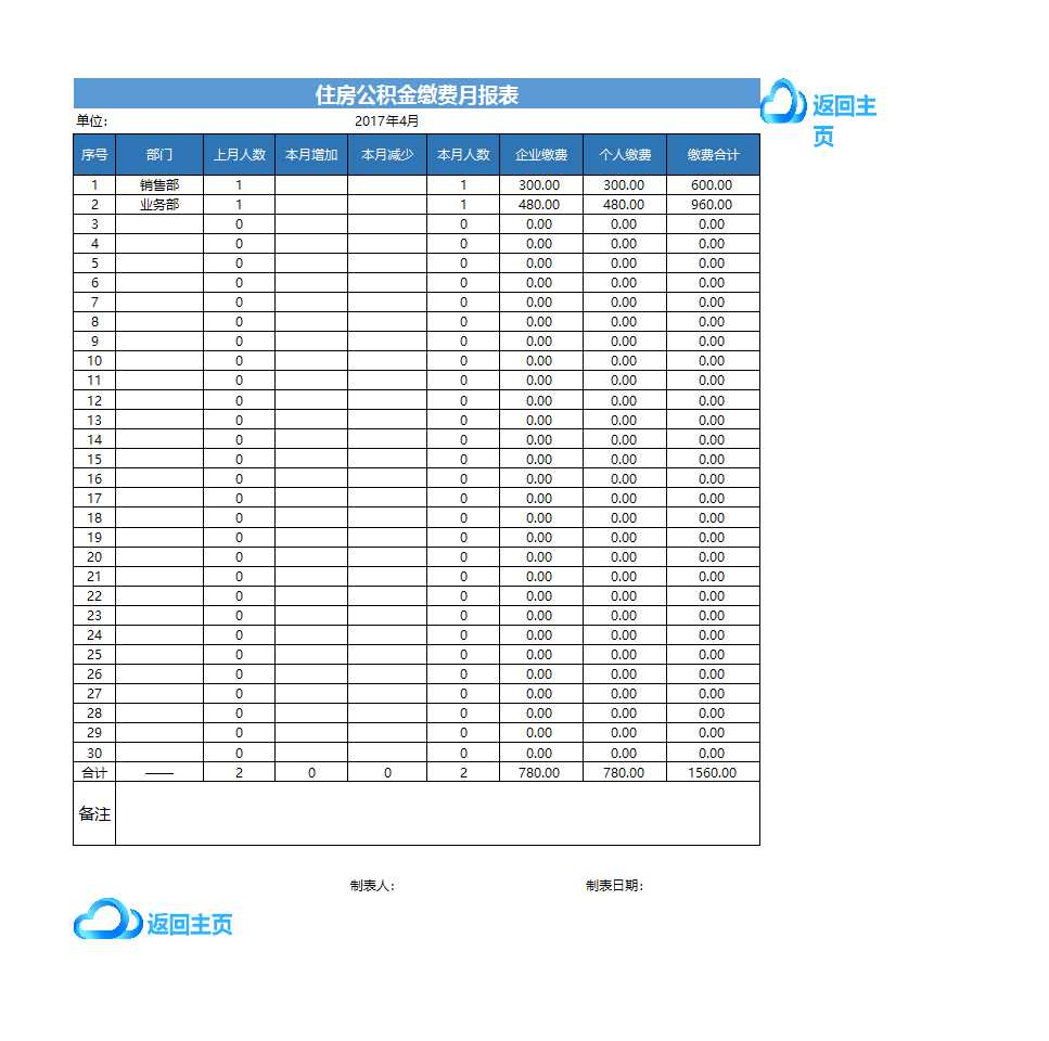 工资系统表格Excel模板_12