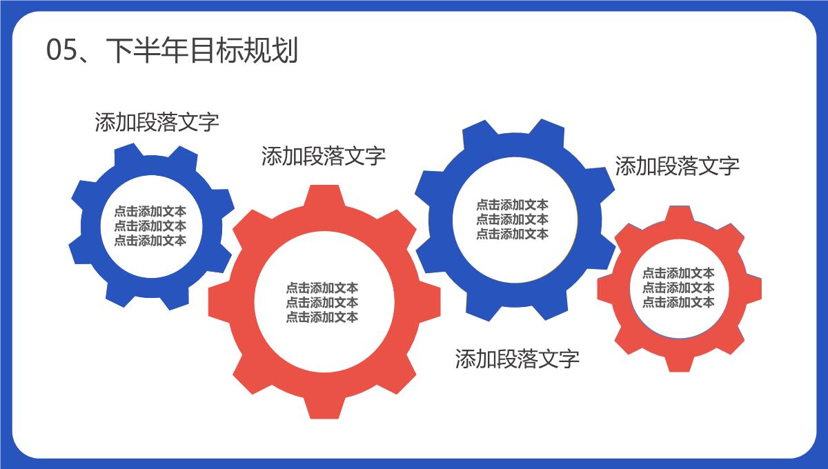 蓝色商务风公司销售部心得体会年终总结年中招商引资工作汇报要点PPT模板_25