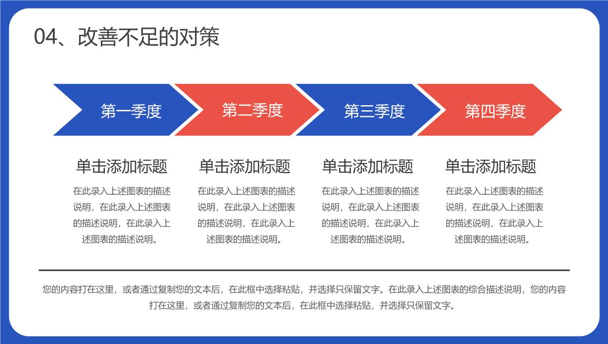 蓝色商务风公司销售部心得体会年终总结年中招商引资工作汇报要点PPT模板_21