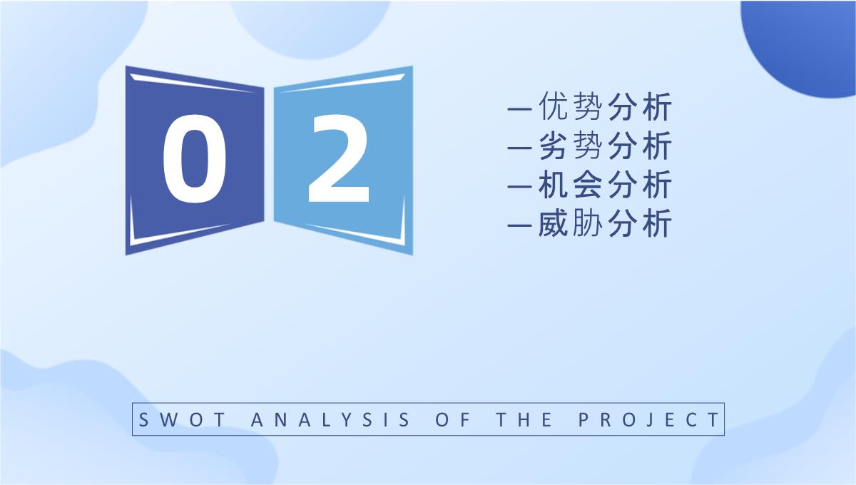 企业项目分析案例汇报SWOT分析模型内容培训PPT模板_07