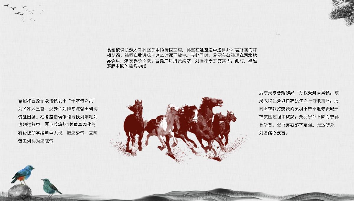 中国经典古典文学著作《三国演义》罗贯中名著作品赏析小说阅读心得分享PPT模板_05