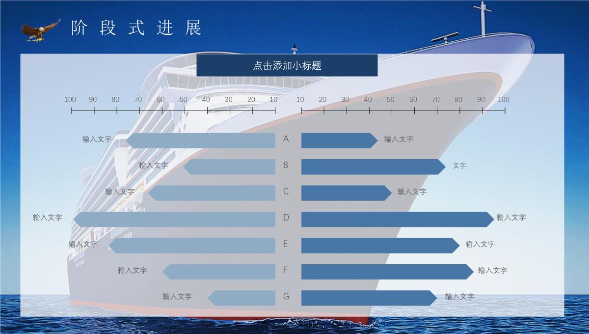 大气项目述职报告商务蓝季度月度工作汇报总结PPT模板_08