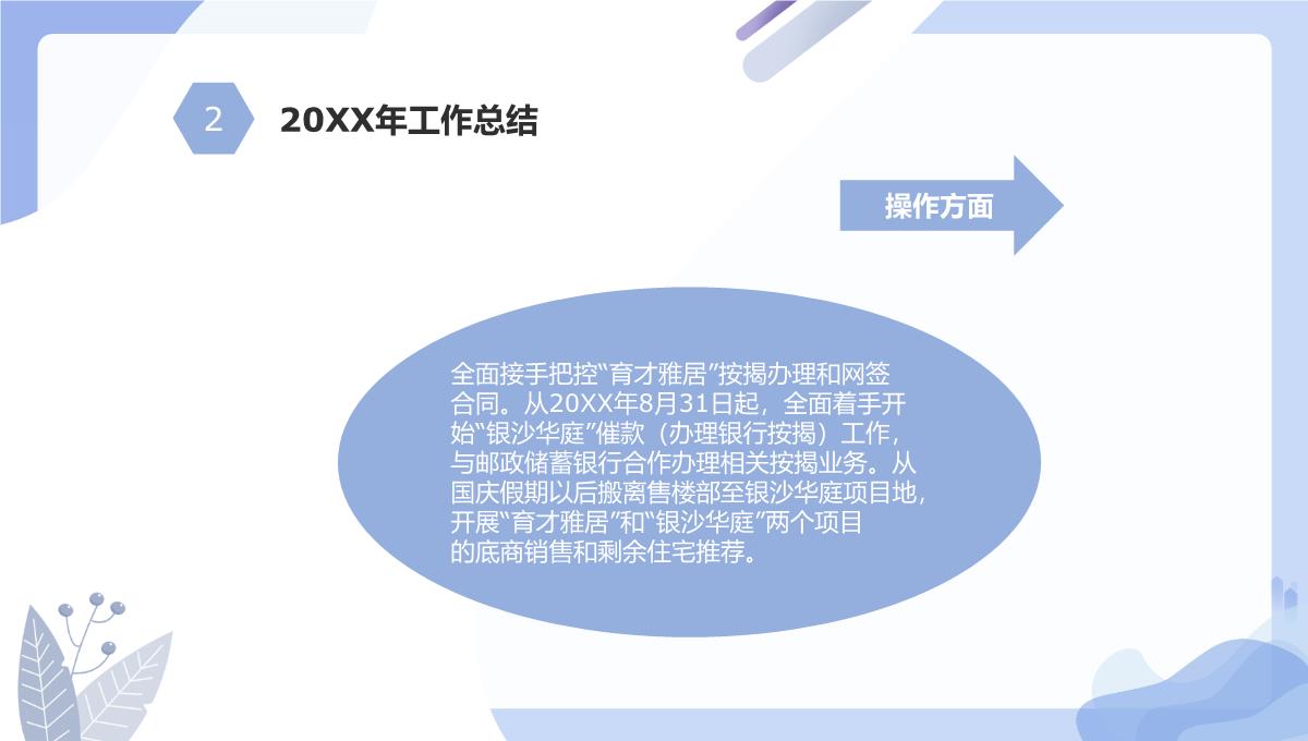 简约扁平化房地产销售经理年终述职报告PPT模板_07