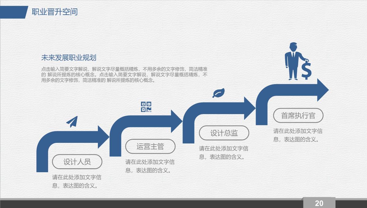 在校大学生职业生涯规划书设计个人规划范文PPT模板_20