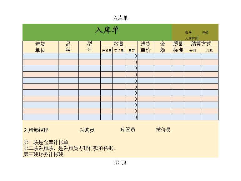 精美商品库存管理系统Excel模板_02