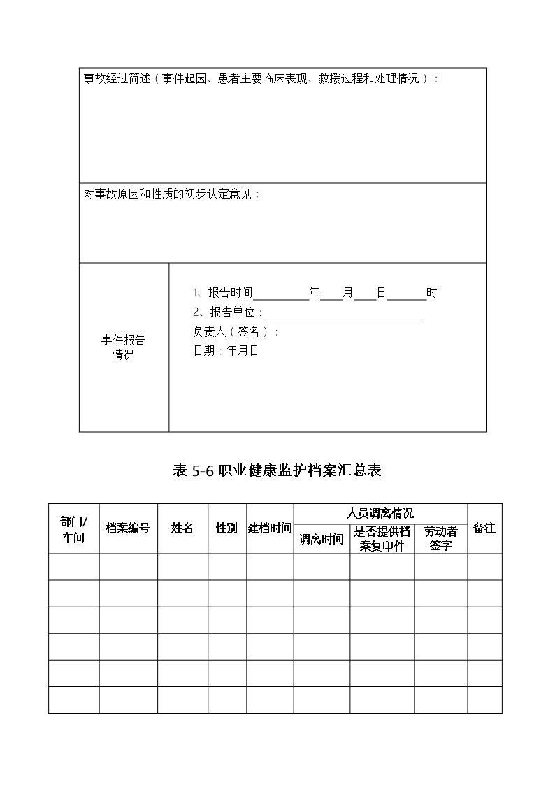 建设项目职业卫生三同时审查登记表Word模板_26